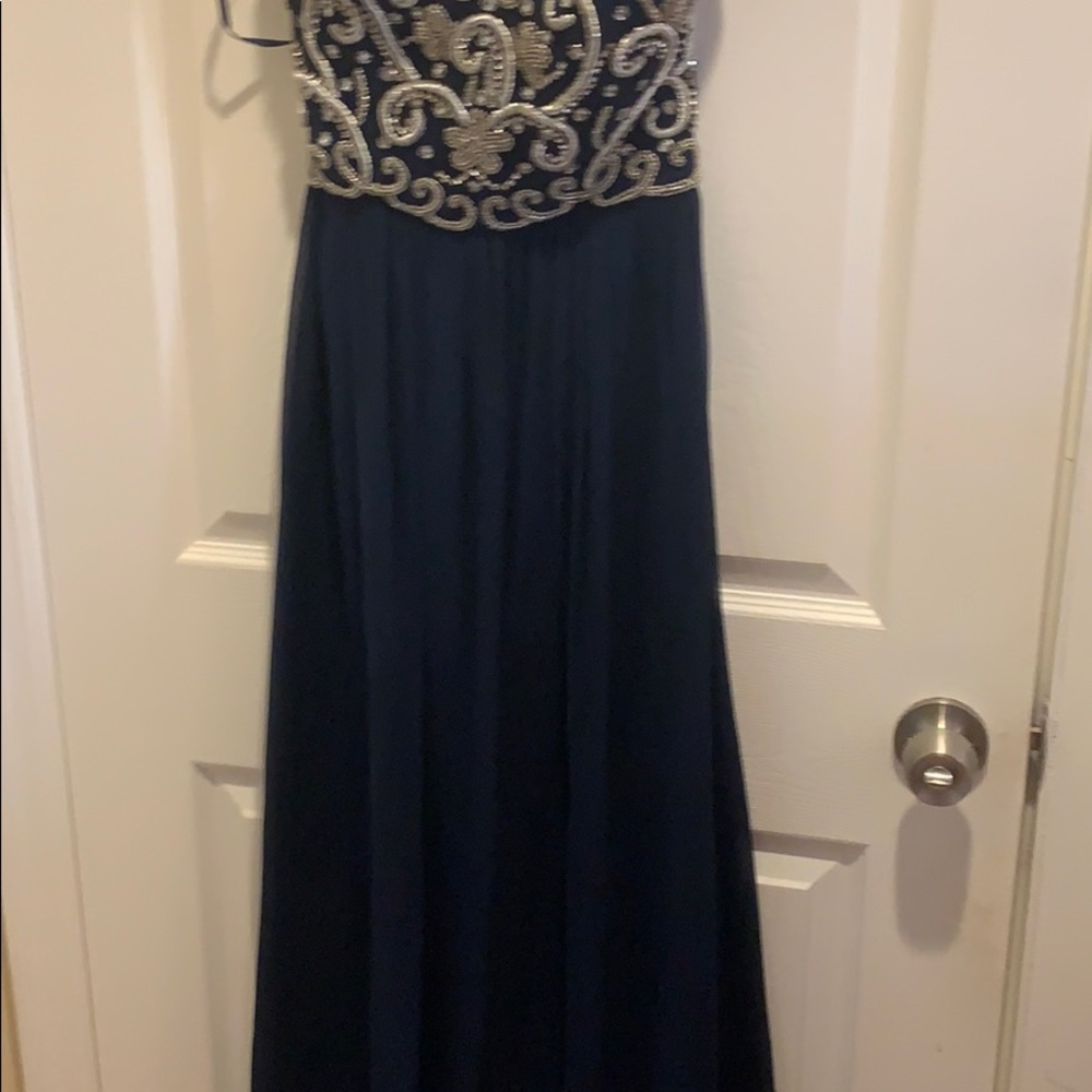 Blue dress
